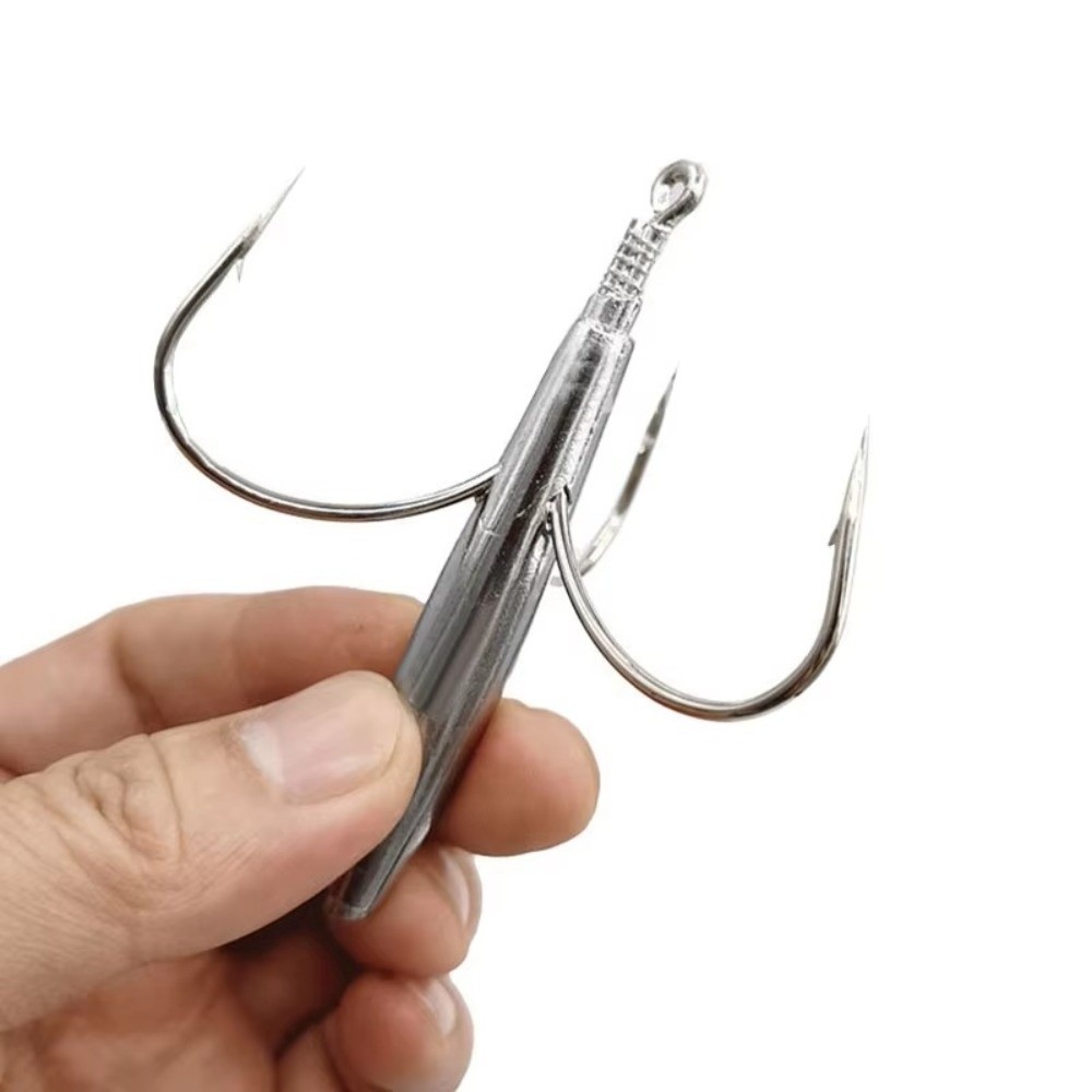 Fishing Boat Anchor - Anzuelo de pesca triple de 50g-80g,