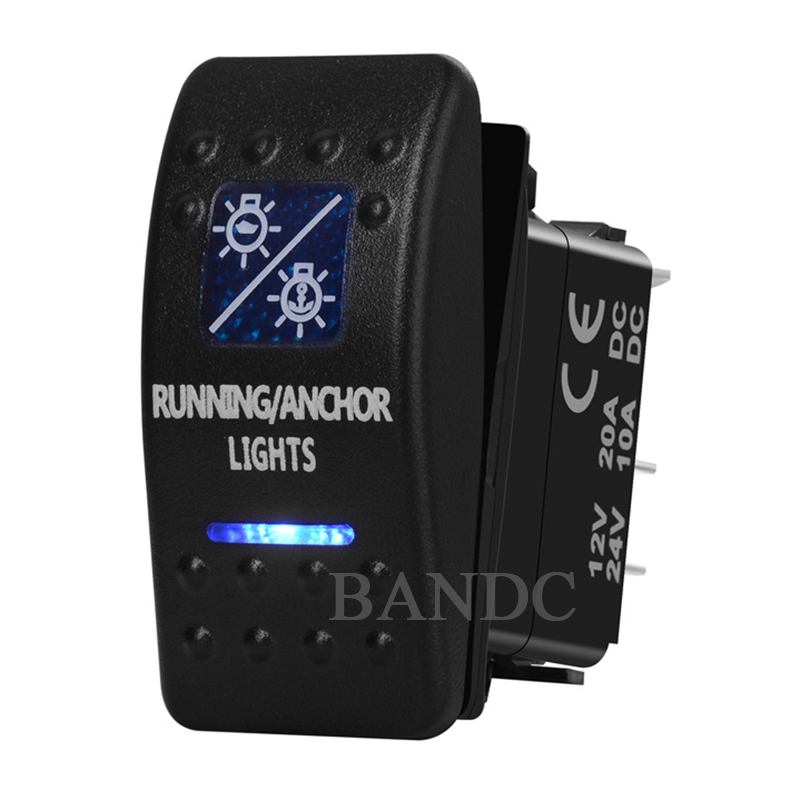 Fishing Boat Navigation Light - Interruptor basculante de luz Led azul